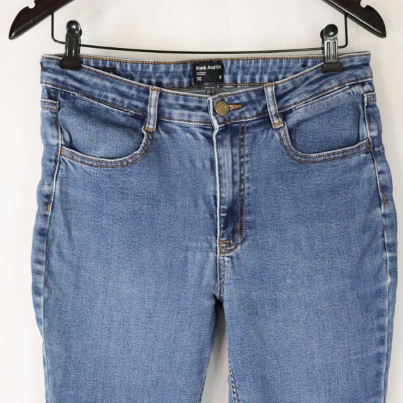 FRANK AND OAK Debbie High Rise Skinny Fit Jeans - Picture 4 of 16